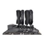 Thermaltake Toughair 710Black CPU Cooler, Dual tower,2x 140mm fans