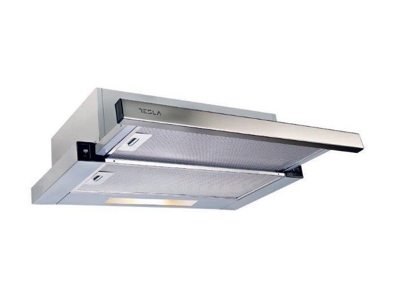 TESLA Teleskopska napa DT600SXusisna snaga 280 m3/h ; motor150W; 3 brzine; 1 x halogena; 62 dB TESLA Teleskopska napa DT600SXusisna snaga 280 m3/h ; motor150W; 3 brzine; 1 x halogena; 62 dB - Image 1