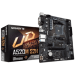Gigabyte A520M S2H 1.2;AM4; 2xDDR4; M.2, 4xSATA;VGA, DVI, HDMI; 6xUSB; mATX;