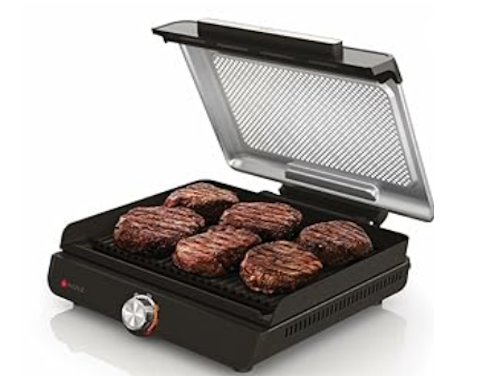 Ninja elektricni rostiljCrna boja, rostilj na dr.ugalj snaga 1450W, dvije izmjenjive ploce Ninja elektricni rostiljCrna boja, rostilj na dr.ugalj snaga 1450W, dvije izmjenjive ploce - Image 1