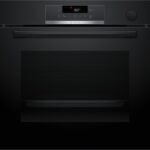 BOSCH pećnica  Serie 4| CRNA, Dodavanje pare,EcoClean,8 programa, A+,AIRFRY