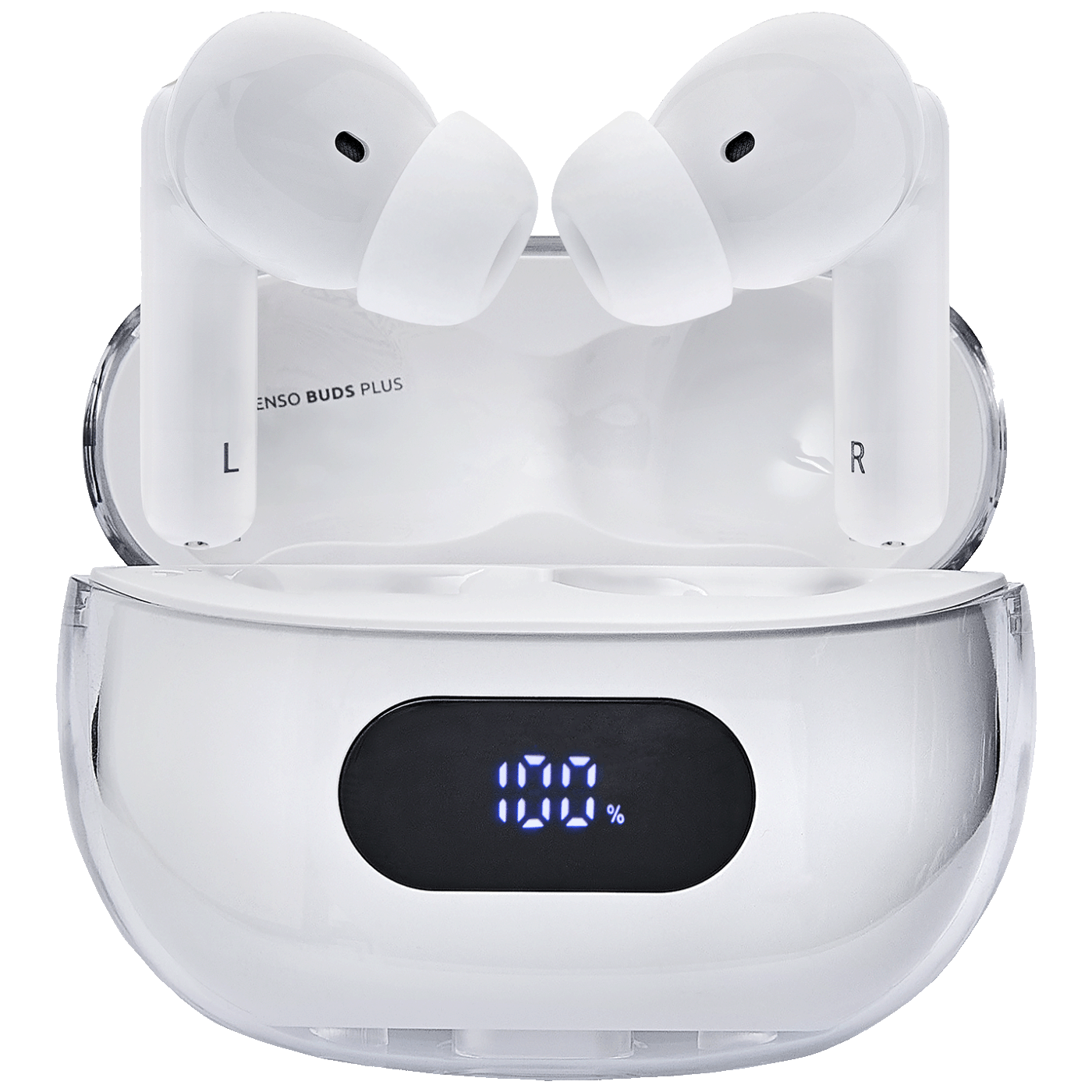 (Intenso) Slušalice bežične sa kutijicom za punjenje, ANC, Bluetooth - Buds Plus T310AE White (Intenso) Slušalice bežične sa kutijicom za punjenje, ANC, Bluetooth - Buds Plus T310AE White - Image 1
