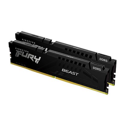 Kingston 16GB 5200MHz DDR5Fury Beast (2x8GB)CL40, XMP 3.0 Ready, Kingston 16GB 5200MHz DDR5Fury Beast (2x8GB)CL40, XMP 3.0 Ready, - Image 1
