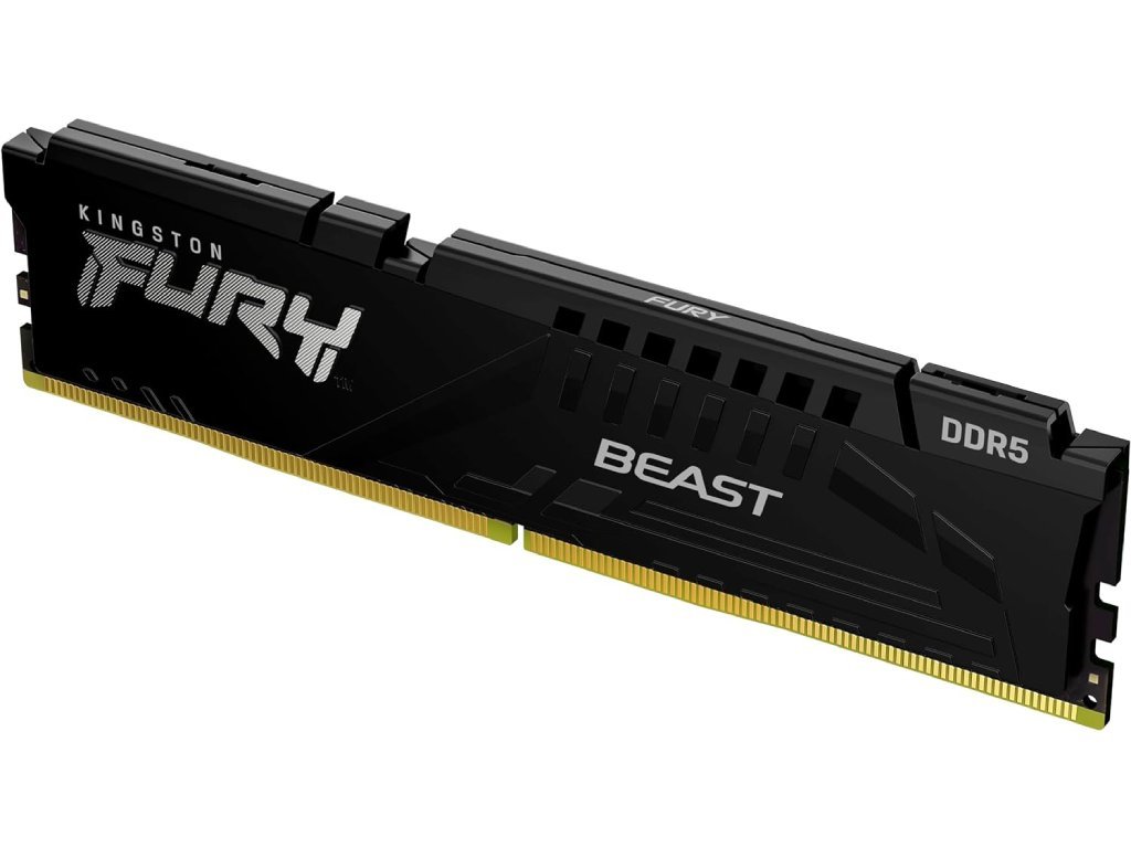 Kingston 32GB 6000MHz DDR5Fury Beast (1x32GB), CL30,EXPO, 2RX8, 288-pin 16Gbit Kingston 32GB 6000MHz DDR5Fury Beast (1x32GB), CL30,EXPO, 2RX8, 288-pin 16Gbit - Image 1