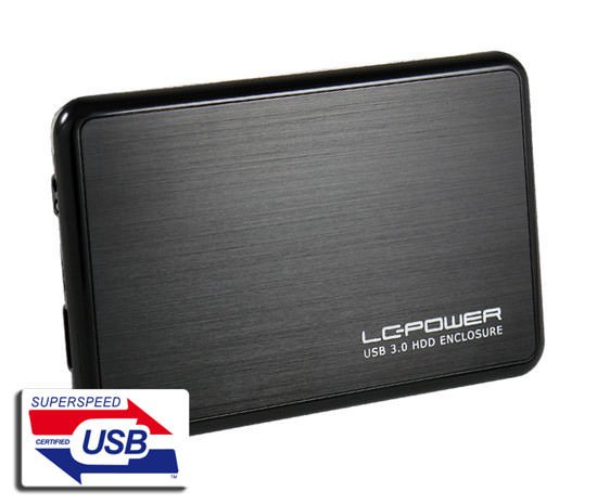 LC-Power LC-25BUB3 Enclosure2.5" USB 3.0,ultra slim LC-Power LC-25BUB3 Enclosure2.5" USB 3.0,ultra slim - Image 1