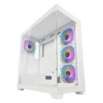 LC-Power Case Gaming 715W Midi-tower, ATX, 4x ARGB fan1x USB-C, 2x USB-A, White