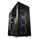 LC-Power Case Gaming 802B 4x 120mm RGB fans Black_Wanderer_X - ATX gaming case