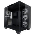 LC-Power Case Gaming 809BE-ATX, ATX, Micro ATX, MiniITX4x 120mm ARGB fans, tempered glass
