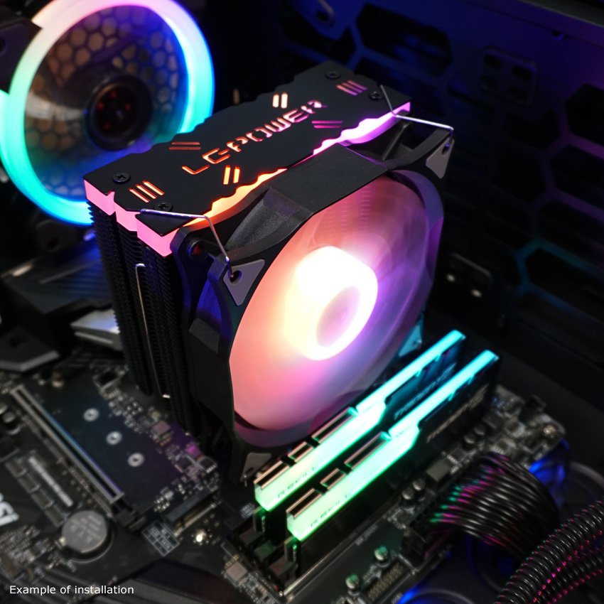 CPU Cooler LC-CC-120-ARGB-PROIntel LGA 775/115x/1366/2011/2011-3/2066;AMD AM2+/AM3/AM3+/AM4 CPU Cooler LC-CC-120-ARGB-PROIntel LGA 775/115x/1366/2011/2011-3/2066;AMD AM2+/AM3/AM3+/AM4 - Image 1