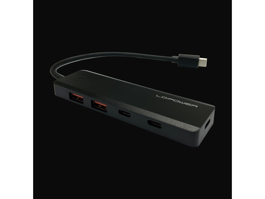 LC-Power 5in1 Hub2x USB-A, 2x USB-C,1x USB-C for PSU LC-Power 5in1 Hub2x USB-A, 2x USB-C,1x USB-C for PSU - Image 1