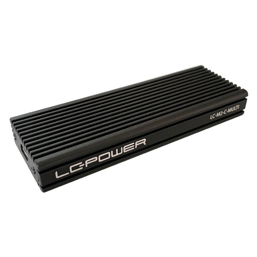 LC-Power LC-M2-C-MULTIUSB 3.1 Gen. 2 Type CM.2 SSD Enclosure LC-Power LC-M2-C-MULTIUSB 3.1 Gen. 2 Type CM.2 SSD Enclosure - Image 1