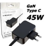 LC-Power USB GaN punjač 45W Punjač za laptope, USB-C,5-20V, 2.25-3A