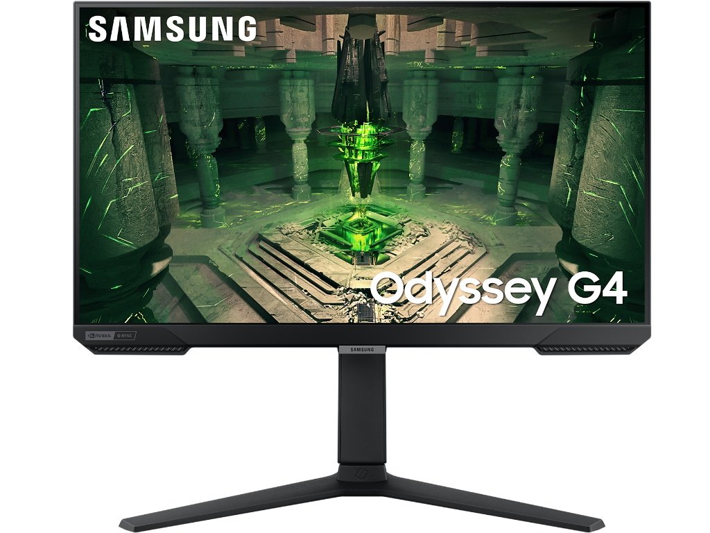 Samsung 25" G4 240Hz,G-sync25",IPS,FHD,400cd,1ms,2xHDMI,DP,Tilt,Swivel,Pivot,HA,VESA 100x100mm Samsung 25" G4 240Hz,G-sync25",IPS,FHD,400cd,1ms,2xHDMI,DP,Tilt,Swivel,Pivot,HA,VESA 100x100mm - Image 1