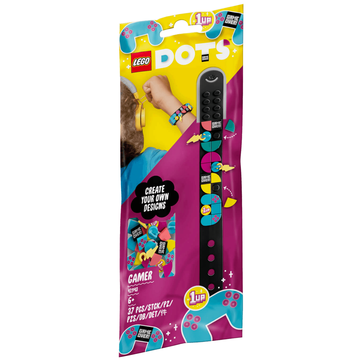 Lego Narukvica s Privjescima - Gamer, LEGO Dots Lego Narukvica s Privjescima - Gamer, LEGO Dots - Image 1