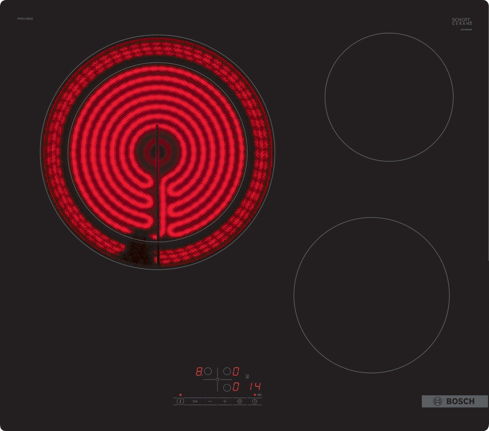 BOSCH Staklokeramička poča Serie 4| 60 cm tri kola BOSCH Staklokeramička poča Serie 4| 60 cm tri kola - Image 1