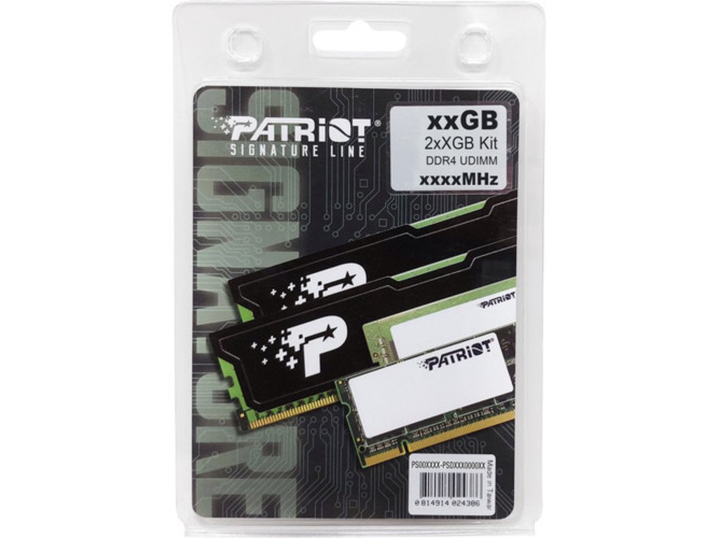 Patriot RAM,16GB (2x8GB), DDR43200MHz, UDIMM, Signature Line Patriot RAM,16GB (2x8GB), DDR43200MHz, UDIMM, Signature Line - Image 1