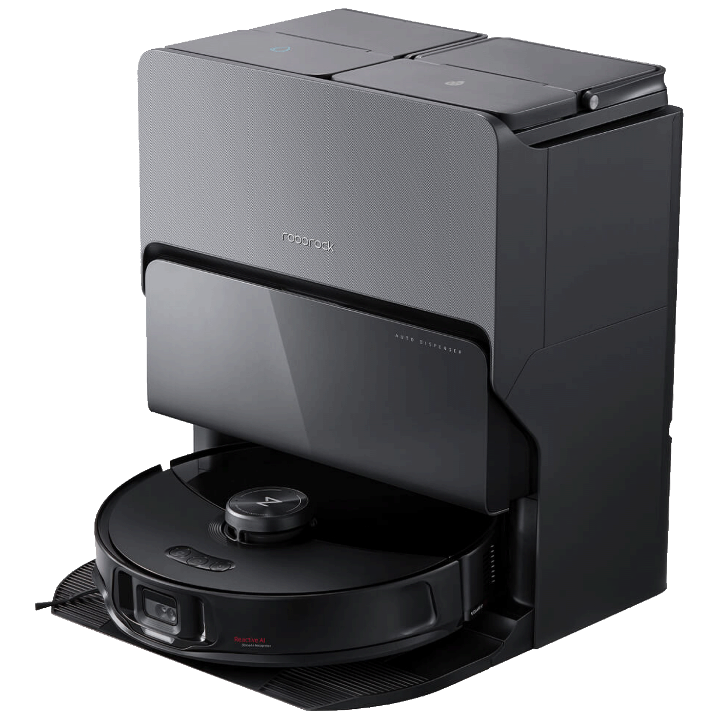 Roborock Robot usisavač sa stanicom za pražnjenje, 5200 mAh, WiFi - S8 MaxV Ultra Black Roborock Robot usisavač sa stanicom za pražnjenje, 5200 mAh, WiFi - S8 MaxV Ultra Black - Image 1