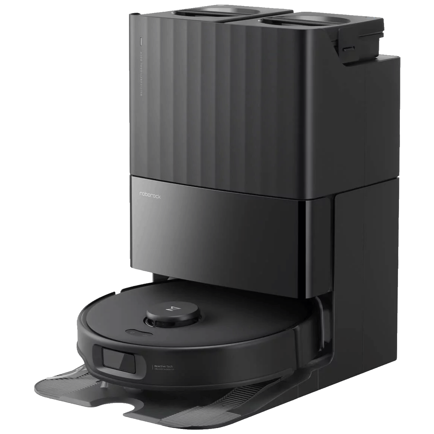 Roborock Robot usisavač sa stanicom za pražnjenje, 5200mAh, 18.500 Pa - Qrevo Edge 5V1 Black Roborock Robot usisavač sa stanicom za pražnjenje, 5200mAh, 18.500 Pa - Qrevo Edge 5V1 Black - Image 1