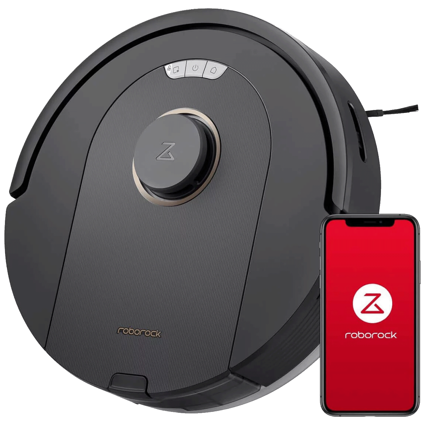 Roborock Robot usisivač, baterija 5200 mAh, WiFi - Q5 Pro Black Roborock Robot usisivač, baterija 5200 mAh, WiFi - Q5 Pro Black - Image 1