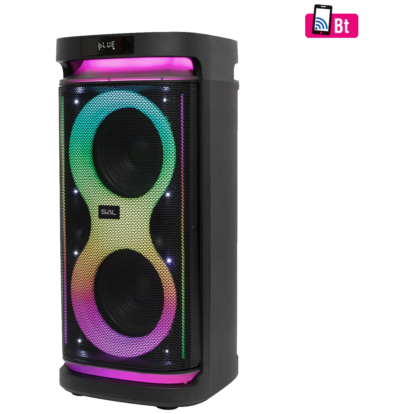 SAL Zvučnik bežični, Bluetooth , FM radio , KARAOKE, 160W - PAR2400BT SAL Zvučnik bežični, Bluetooth , FM radio , KARAOKE, 160W - PAR2400BT - Image 1