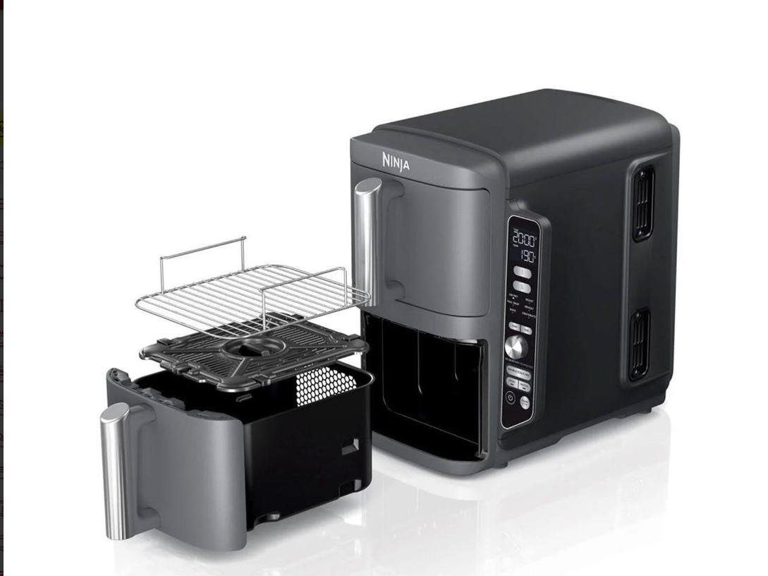 Ninja XL 2-slojna friteza30% uzi, do 55% brzi, 6 funkc.kuhanja, snaga 2470W, tezina 10.3kg Ninja XL 2-slojna friteza30% uzi, do 55% brzi, 6 funkc.kuhanja, snaga 2470W, tezina 10.3kg - Image 1