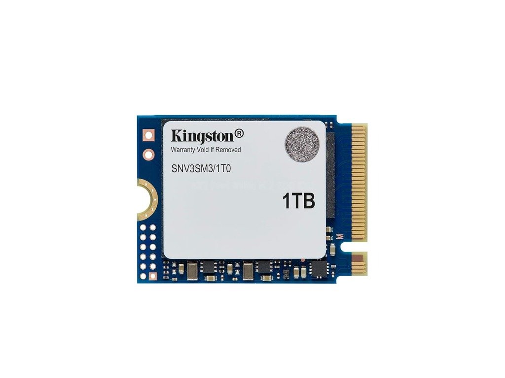 Kingston SSD 1TB NV3 M.2 2230NVMe PCIe Gen 4.0x4R/W : 6000/4000MB/s Kingston SSD 1TB NV3 M.2 2230NVMe PCIe Gen 4.0x4R/W : 6000/4000MB/s - Image 1