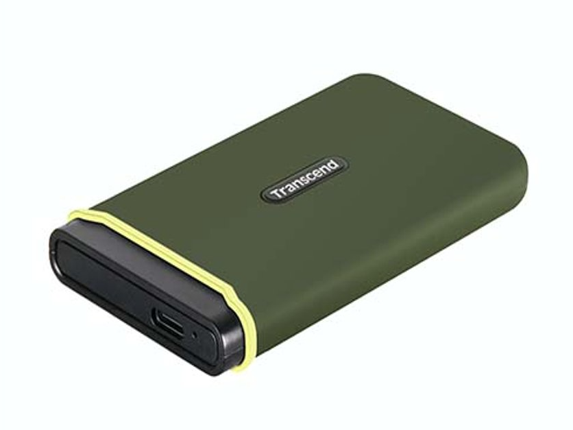 Transcend Portable SSD 500GBESD380C serija,anti-shockType C,2000/2000 MBs,Military green Transcend Portable SSD 500GBESD380C serija,anti-shockType C,2000/2000 MBs,Military green - Image 1