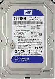 WD HDD 500GB SATA3 Pull16MB 7200RPM Caviar Blue12 mjeseci garancija WD HDD 500GB SATA3 Pull16MB 7200RPM Caviar Blue12 mjeseci garancija - Image 1