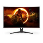 MONITOR AOC 31.5" C32G2ZE Full HD Zakrivljeni. Frameless.16:9,240Hz, 4ms, 300 cd/m2, 4000:1, HDMIx2. DP, vesa - Image 2