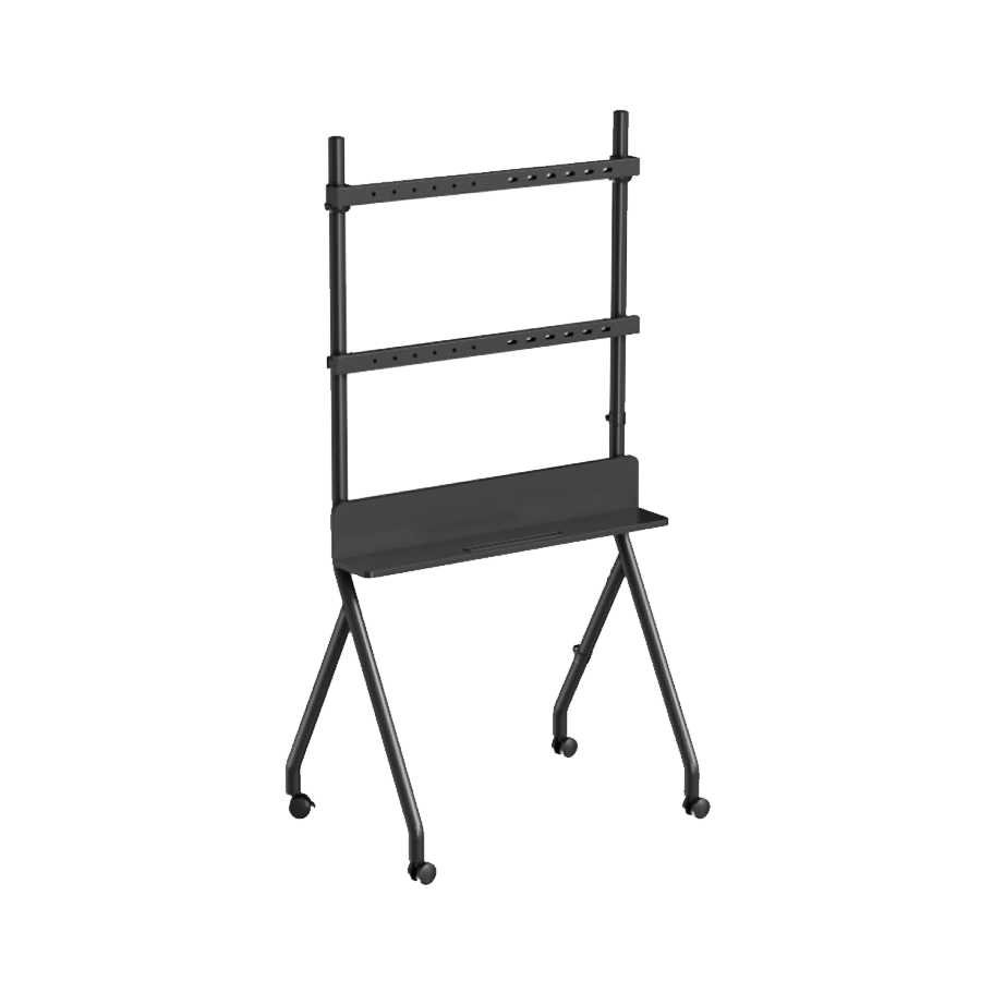 0141736_nosac-za-tv-na-stalku-sa-tockovima-gembird-tvs-86f-02-55-86-black Nosač za TV na stalku sa točkovima GEMBIRD TVS-86F-02, 55" - 86", black - Image 1