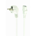Napojni kabl, PC-186W-VDE, white GEMBIRD, 1,8m - Image 2