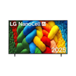 LG TV LED 65" 65NANO80A3B 4K Nano Cell , webOS Smart TV, Magic remote, Crni