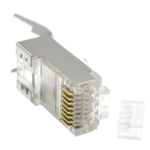 Konektor 10 komada GEMBIRD LC-PTF7-01/10, Shielded modular CAT7, pass-through type plug 15u" gold, plated - Image 6