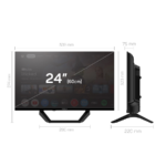 TESLA TV 24E655BHS Google TV DC Adapter za automobil 12V BOX Zvucnici 2x5W - Image 4