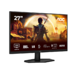 AOC Monitor Gaming Q27G42XNE 27" Fast VA, 2560x1440, 180Hz, 1ms (GTG), 300 cd/m2, 5000:1, Adaptive Sync, HDR 10, 2x HDMI, 1xDP, Tilt