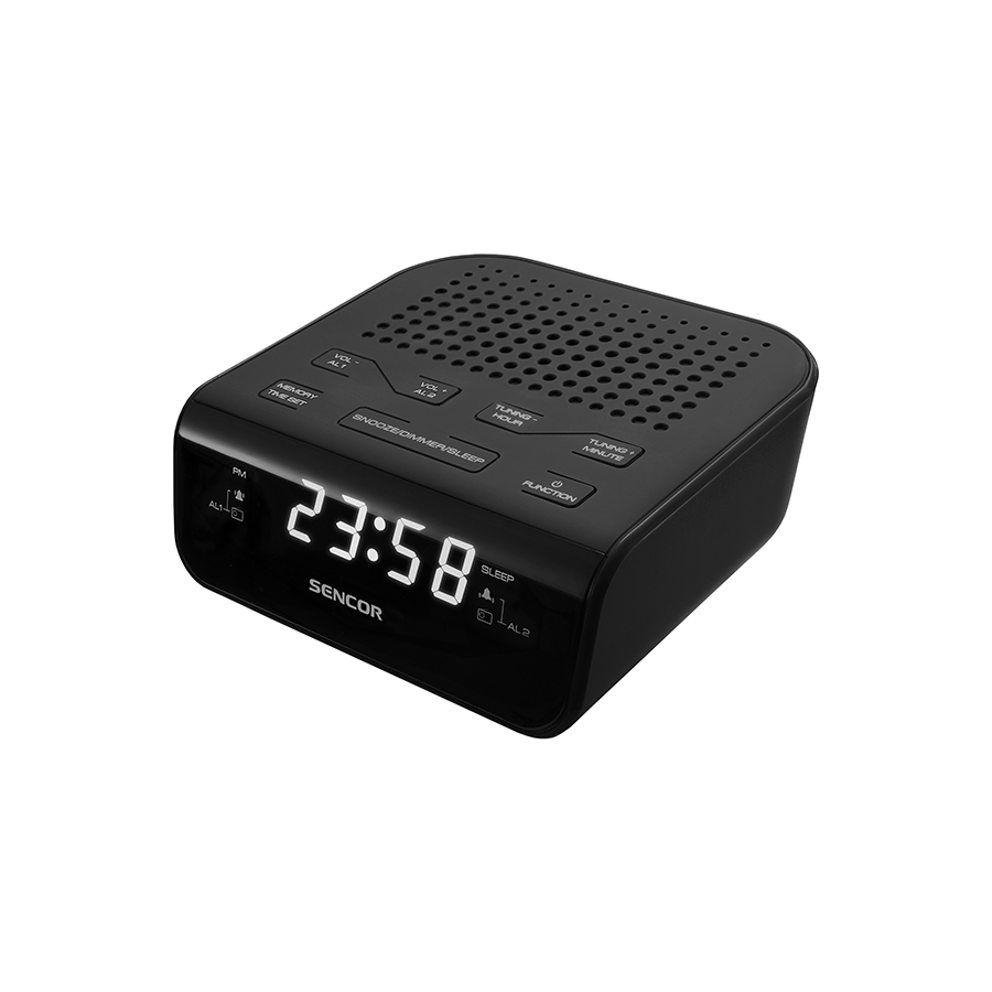 SRC-136-B Sencor Radio sa satom i alarmom SRC 136 B - Image 1