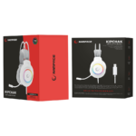 Slušalice sa mikrofonom gaming RAMPAGE RM-K55 Kipchak White RGB Led 7.1 Gaming Headset with Microphone, 42658 - Image 5