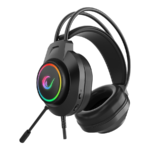 Slušalice sa mikrofonom gaming RAMPAGE RM-K55 Kipchak Black RGB Led 7.1 Gaming Headset with Microphone, 42659 - Image 3