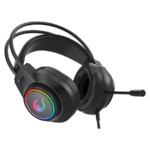Slušalice sa mikrofonom gaming RAMPAGE RM-K55 Kipchak Black RGB Led 7.1 Gaming Headset with Microphone, 42659 - Image 4