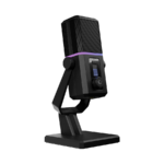 Mikrofon gaming RAMPAGE RA-MP75 CYCLONE Black Desktop Microphone with RGB Audio Indicator, 42249