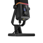 Mikrofon gaming RAMPAGE RA-MP75 CYCLONE Black Desktop Microphone with RGB Audio Indicator, 42249 - Image 2