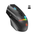 Miš gaming RAMPAGE DROP M3 V2 24000 DPI 3311 Sensor Black RGB Rechargeable Wireless 80 Million Huano Switch Gaming Mouse, 42561