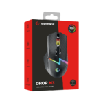 Miš gaming RAMPAGE DROP M3 V2 24000 DPI 3311 Sensor Black RGB Rechargeable Wireless 80 Million Huano Switch Gaming Mouse, 42561 - Image 8