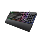 Tastatura + miš gaming RAMPAGE KM-RX7 FORTUNA V2 Rainbow Backlit USB Black Gaming Combo US Layout English Gaming Keyboard 12800 dpi Mouse, 42577 - Image 4