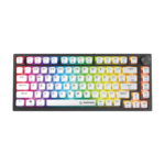 Tastatura gaming RAMPAGE ZENITH PRO Black Hot Swap 8000 Hz Gasket Magnetic RGB Rapid Trigger Gateron Switch US Layout English Dye-Sub PBT, 42761
