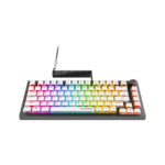 Tastatura gaming RAMPAGE ZENITH PRO Black Hot Swap 8000 Hz Gasket Magnetic RGB Rapid Trigger Gateron Switch US Layout English Dye-Sub PBT, 42761 - Image 2