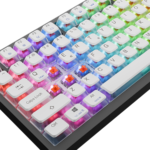 Tastatura gaming RAMPAGE ZENITH PRO Black Hot Swap 8000 Hz Gasket Magnetic RGB Rapid Trigger Gateron Switch US Layout English Dye-Sub PBT, 42761 - Image 4