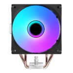 CPU hladnjak RAMPAGE OCTAGON B70 Black 63CFM 12cm ARGB Temperature Display AM5/LGA1700 Compatible Air Cooled CPU Fan, 42541 - Image 2