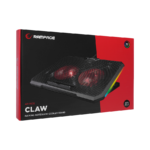 Postolje za notebook gaming Rampage AD-RC12 GAMEZONE Black 2 Fan 2 USB RGB Illuminated 15"-17" Notebook Cooler Stand, 36323 - Image 6