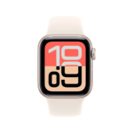 Apple Watch SE 3 40mm Aluminum Case with Starlight Sport Band – S/M - MEH34 - Image 2